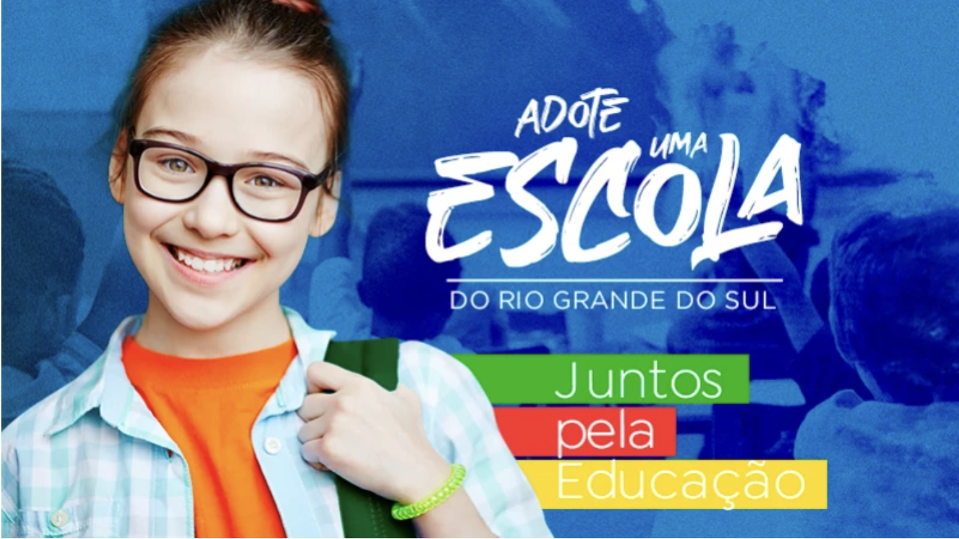 Solidariedade: campanha Adote uma Escola é lançada no RS 
