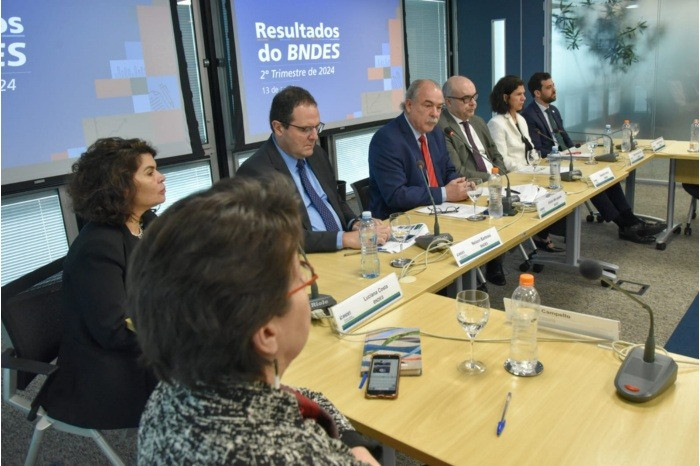  Coletiva para divulgação dos resultados do BNDES no 2º trimestre de 2024. Foto: Rossana Fraga - BNDES / Divulgação