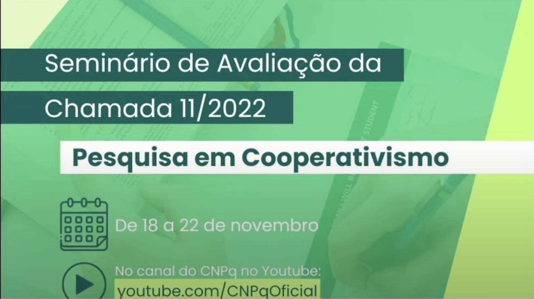 Começa o seminário sobre pesquisa em cooperativismo