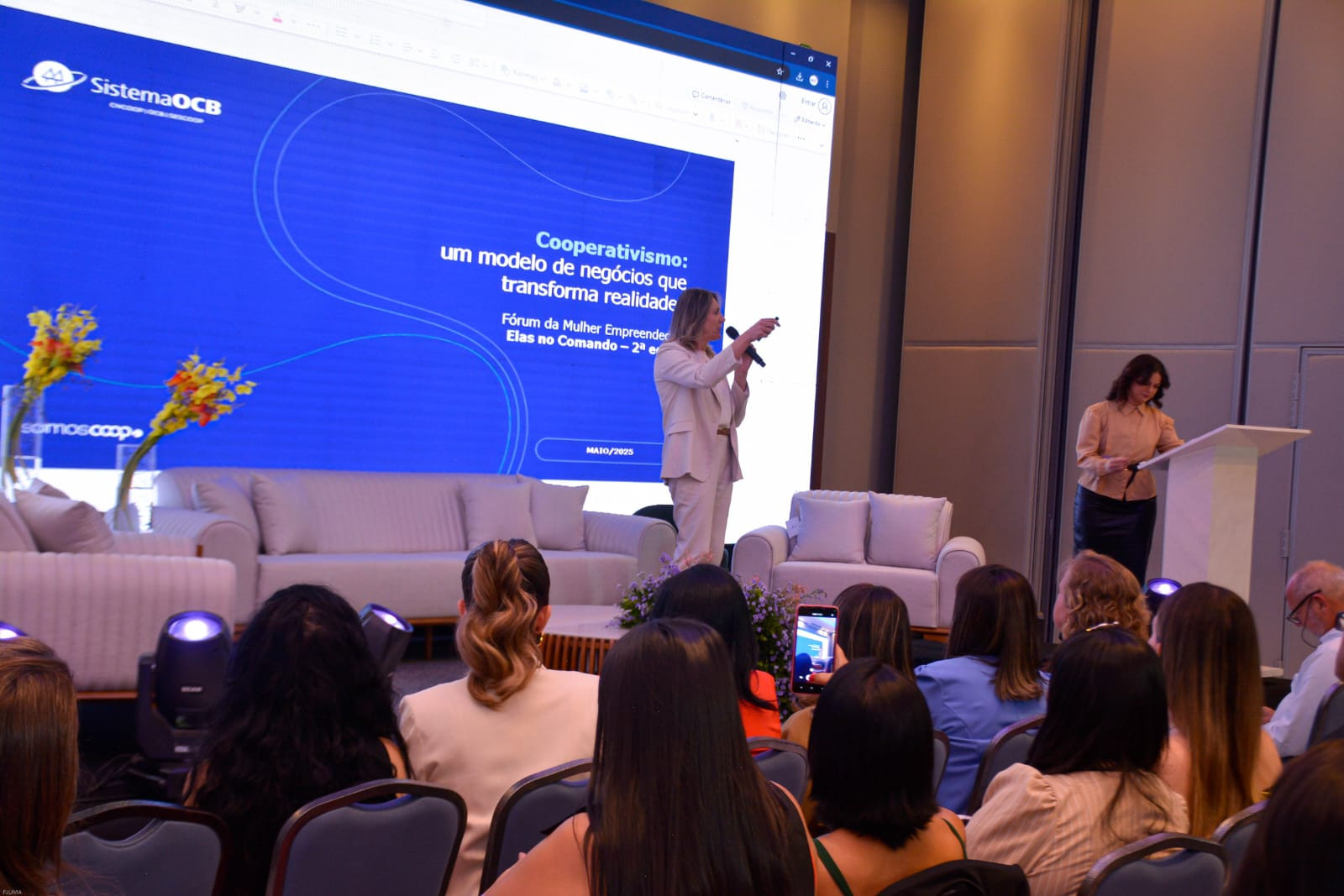 Sistema OCB inspira e empodera no Fórum Elas no Comando, em Tocantins 