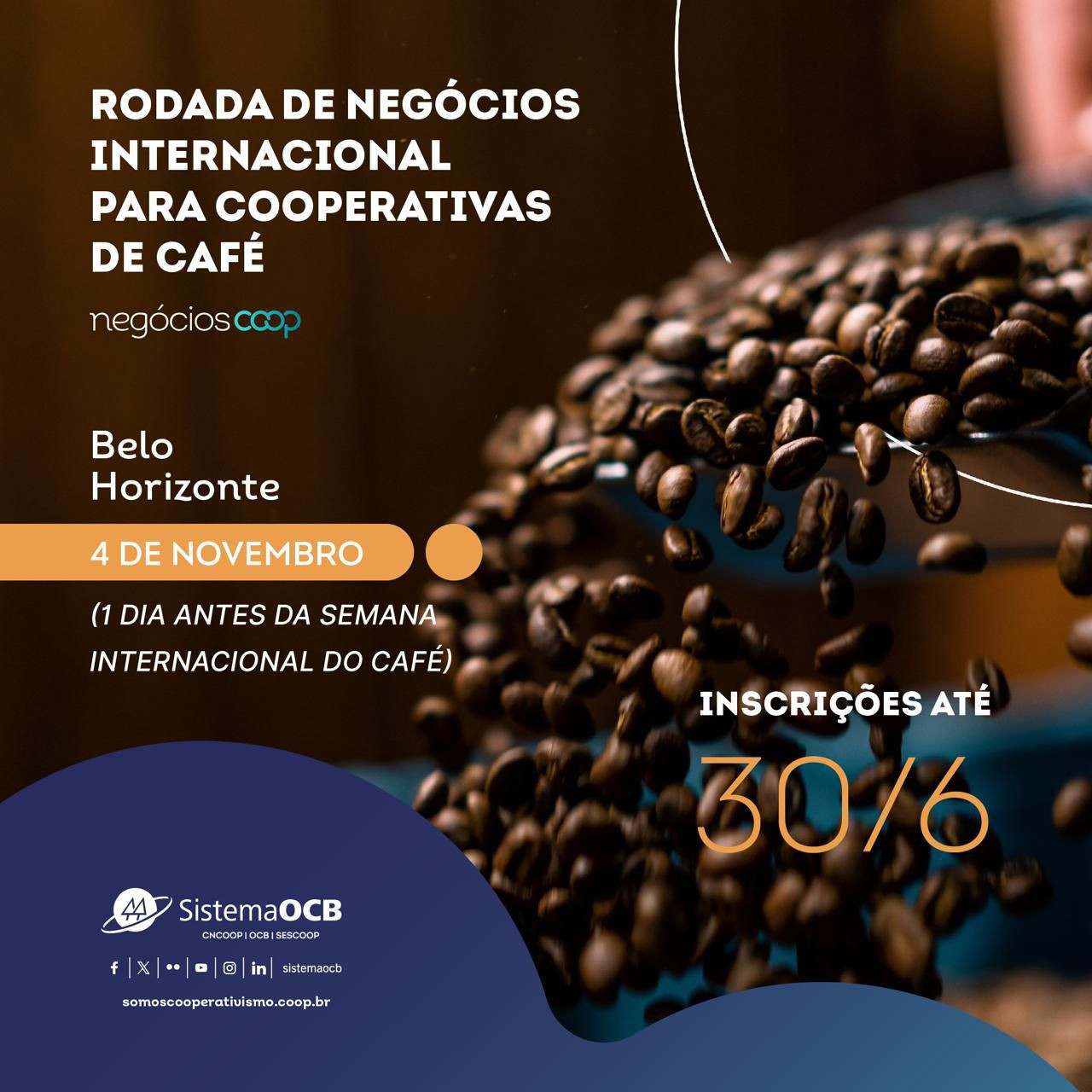 Sistema OCB lança rodada internacional de negócios para coops de café 