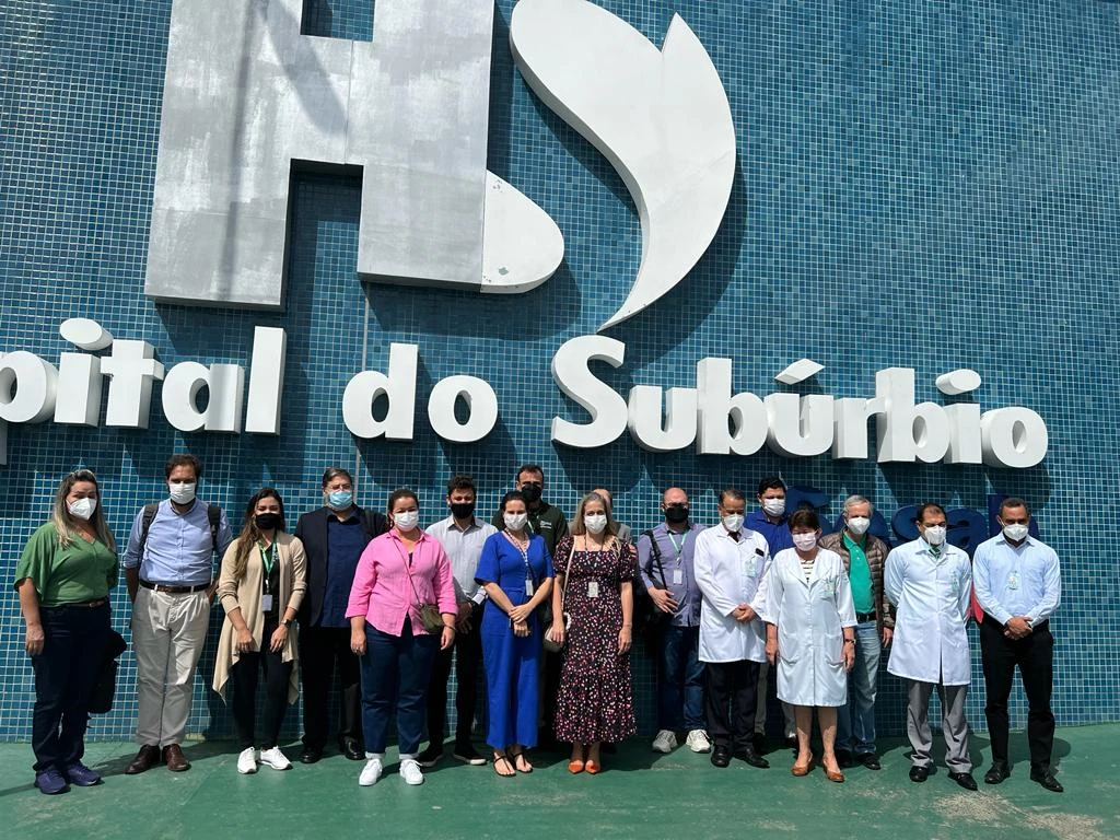Participantes no Hospital do Subúrbio