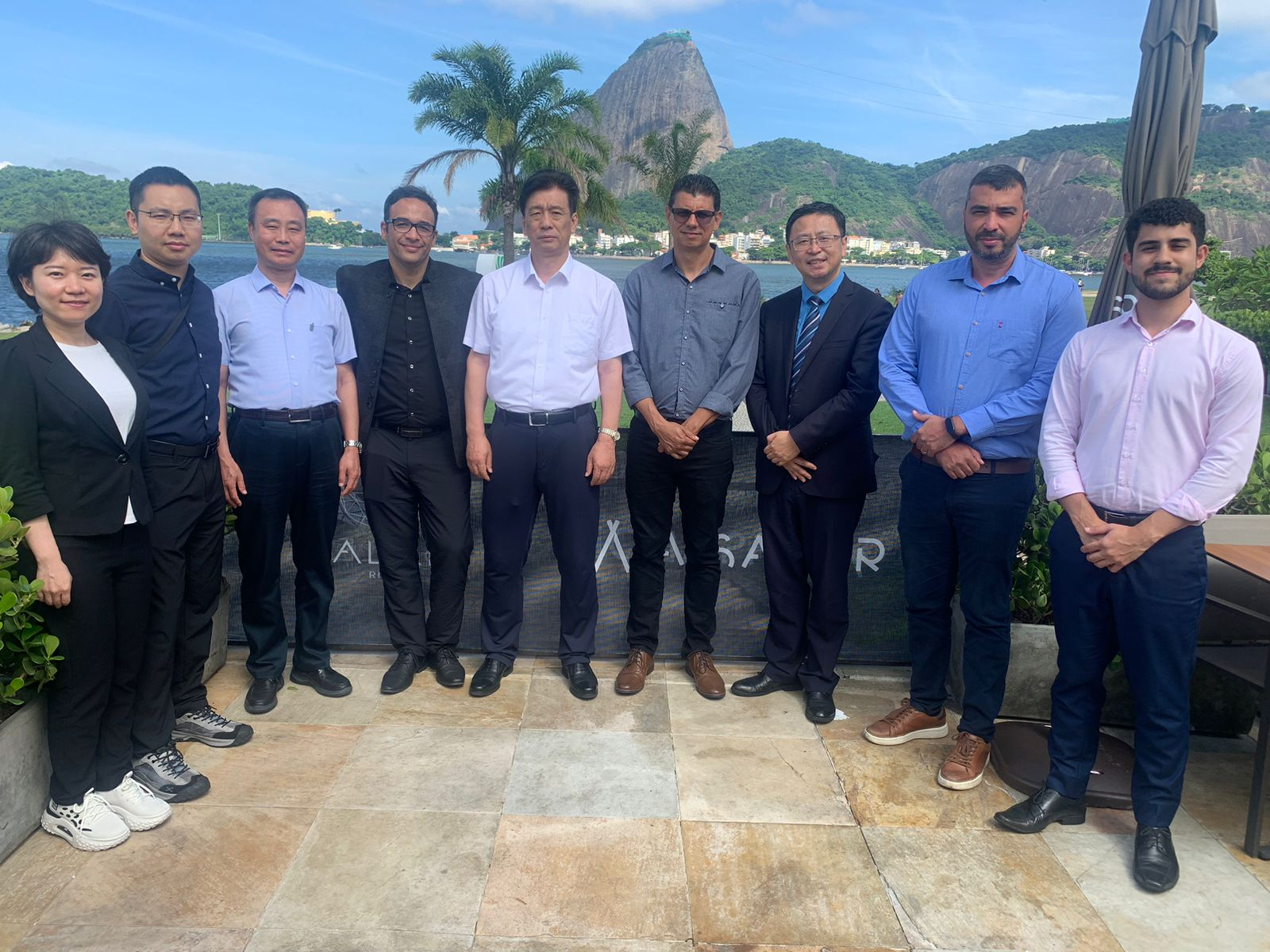  Comitiva de delegados da All-China em visita ao Brasil